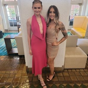 ASOS hot pink dress, size US 4